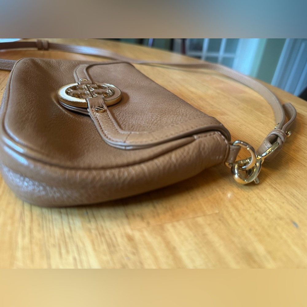 Tory Burch Brown Leather Crossbody Bag - Picture 8 of 11